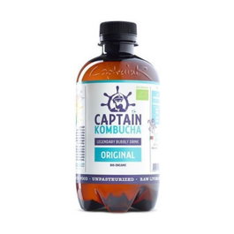 Captain Kombucha Kombucha Original Bio 400 ml Bebida de Té Orgánica
