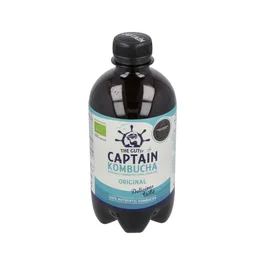 Captain Kombucha Kombucha Original Bio, Bebida Fermentada Probiótica Orgánica, Vegana, Sin Gluten, 400ml