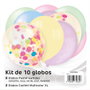 Party Time 10 Globos Confetti XL Party Time