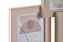 DKD Home Decor Marco Multifoto Urban Melocoton Beige Mdf Cristal 9 Fotos 50 x 58 cm (6 Unidades)