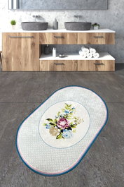 Mijölnir Alfombrilla de Baño 100% Poliéster Suave y Absorbente Antideslizante 70x120 cm - Lous - 15