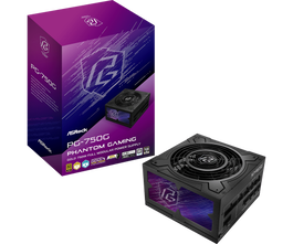 ASRock PG-750G Fuente de Alimentación, 750W, 80 PLUS Gold, Modular, PCI-E 5.1 (12+4pin)