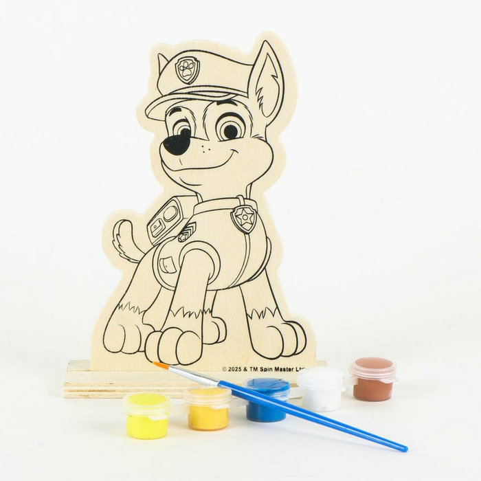 Cerdá Figuras Paw Patrol para Colorear de Madera, Azul Cerdá Figuras Paw Patrol para Colorear de Madera, Azul