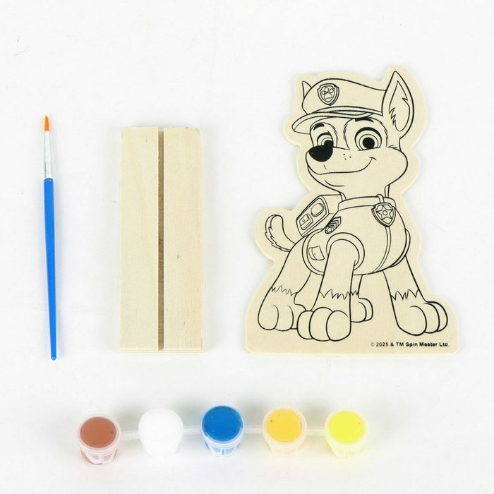 Cerdá Figuras Paw Patrol para Colorear de Madera, Azul Cerdá Figuras Paw Patrol para Colorear de Madera, Azul
