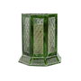 DKD Home Decor Set de 2 Farolas de Metal Verde