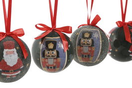 DKD Home Decor Bola Decoracion Navidad Tradicional Verde Rojo Set de 14 Piezas 21.5 x 15.5 x 25 cm