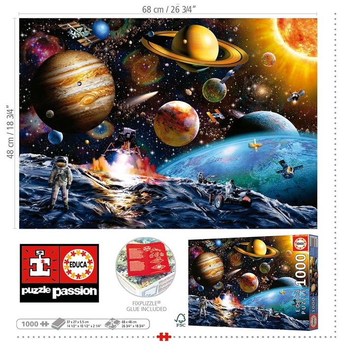 Educa Puzzle 1000 Piezas Misión Asteroide 19918 Educa Puzzle 1000 Piezas Misión Asteroide 19918