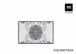 La Mediterranea Bandeja Rectangular Rosetta 20 cm x 13 cm (24 Unidades)