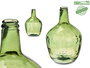Giftdecor Botella Decorativa Vidrio Lisa 4 L Verde 17 x 29 x 17 cm (Set de 4)