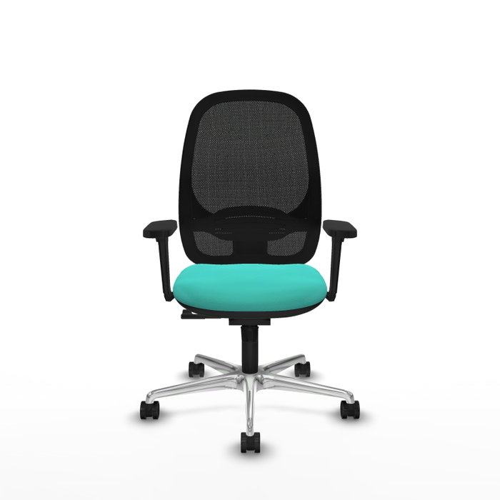 PIQUERAS Y CRESPO Silla de oficina Cilanco con mecanismo Sincro, Turquesa y Negro PIQUERAS Y CRESPO Silla de oficina Cilanco con mecanismo Sincro, Turquesa y Negro