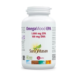 Sura Vitasan Omega Mood EPA 30 perlas - Suplemento con ácido eicosapentaenoico para la circulación