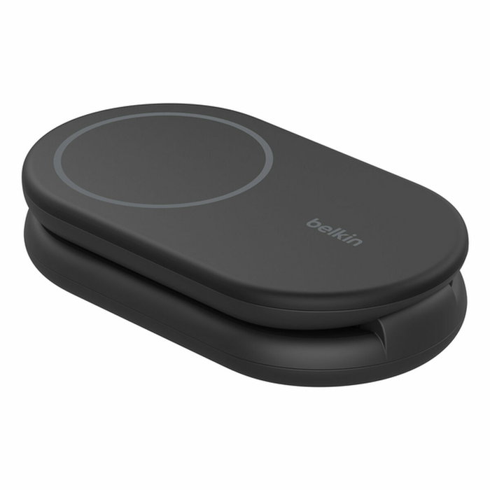Belkin Base de carga inalámbrica 2 en 1 WIZ028VFbk magnética Qi2 15W plegable negra