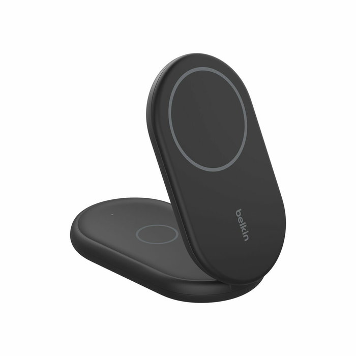 Belkin Base de carga inalámbrica 2 en 1 WIZ028VFbk magnética Qi2 15W plegable negra