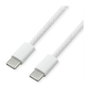 VALUE Cable USB C a USB C 2.0, 3 metros, Blanco, 60W, Transferencia 0.48 Gbit/s, Conectores Macho Chapado Oro, Referencia 11.99.8342