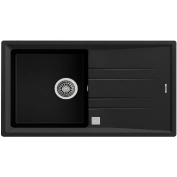 Fregadero de Un Seno Teka STONE 50BTG Negro Fregadero de Un Seno Teka STONE 50BTG Negro