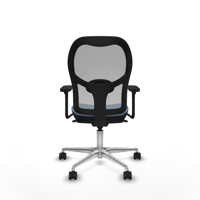 PIQUERAS Y CRESPO Silla de oficina Jorquera con mecanismo Sincro, Azul cielo y Gris PIQUERAS Y CRESPO Silla de oficina Jorquera con mecanismo Sincro, Azul cielo y Gris