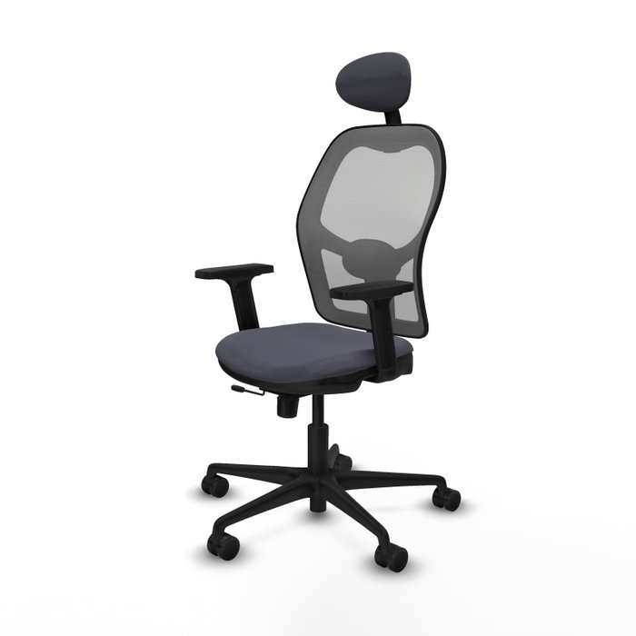 PIQUERAS Y CRESPO Silla de oficina Jorquera con mecanismo Sincro/Traslack, Gris