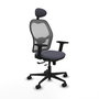 PIQUERAS Y CRESPO Silla de oficina Jorquera con mecanismo Sincro/Traslack, Gris