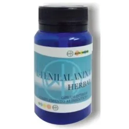 ALFA HERBAL L-Fenilalanina 500 mg - 60 Cápsulas - Aminoácido precursor de tirosina para apoyo cerebral