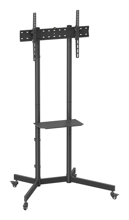 Aisens Soporte de Suelo Eco FT70TE-333 con Ruedas y Bandeja para DVD, Negro Aisens Soporte de Suelo Eco FT70TE-333 con Ruedas y Bandeja para DVD, Negro