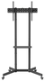 Aisens Soporte de Suelo Eco FT70TE-333 con Ruedas y Bandeja para DVD, Negro