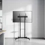 Aisens Soporte de Suelo Eco FT70TE-333 con Ruedas y Bandeja para DVD