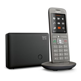 Gigaset CL660 Antracita Teléfono DECT/Analógico Inalámbrico con Manos Libres y 400 Entradas, Identificador de Llamadas