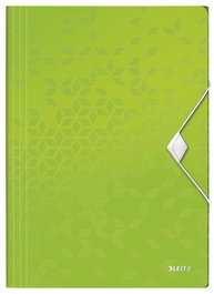 Carpeta De Gomas Y Solapas Leitz Wow Pp A4 Verde (Set de 10)