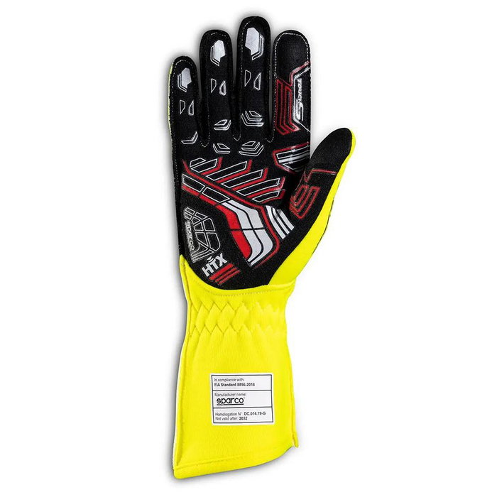Sparco S00131411GFNR Guantes Arrow Evo Rg-7 Amarillo-Negro Talla 11 FIA 8856-2018 HTX Touch-S