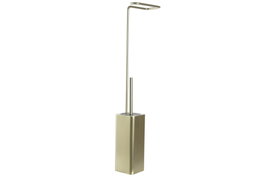 DKD Home Decor Escobillero y Portarrollos Dorado Mate SHINNING 26