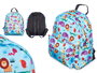 Pincello Mochila Infantil Animales Estampado Colorido 22x28x12cm (Set de 12)