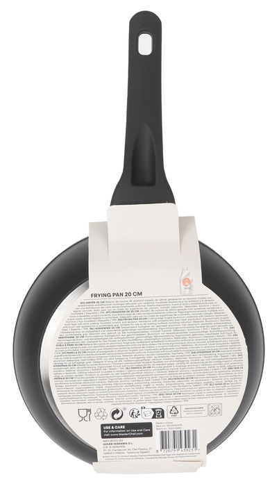 Masterchef Sarten 20 cm Aluminio Forjado 2.8 mm 3 Capas (6 Unidades)