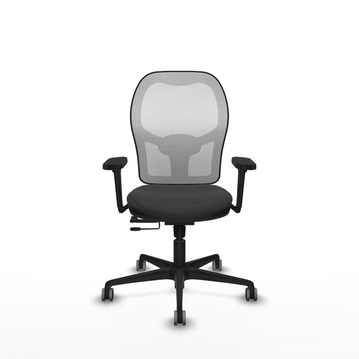PIQUERAS Y CRESPO Silla de oficina Jorquera Gris oscuro y Blanco