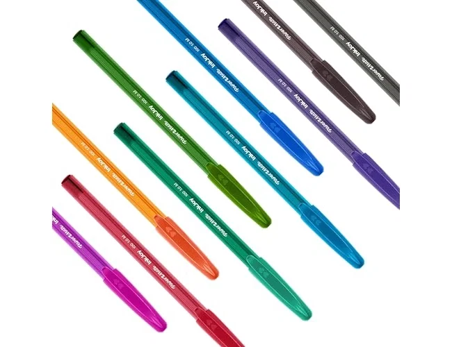 Paper Mate InkJoy 100 Bolígrafo Azul con Punta de 1 mm, Caja de 50 Unidades