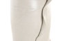 DKD Home Decor Jarrón Blanco Cerámica 21 x 40 x 21 cm Hoja