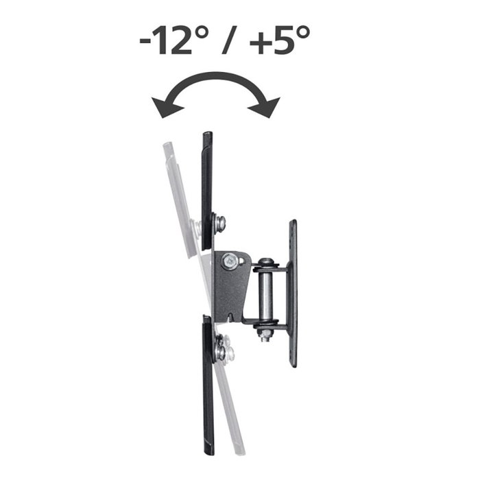 Hama Soporte mural para televisor de 19 a 48 pulgadas, negro