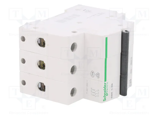 SCHNEIDER ELECTRIC Interruptor magnetotérmico ACTI9 K60N 25A 3 polos 6kA SCHNEIDER ELECTRIC Interruptor magnetotérmico ACTI9 K60N 25A 3 polos 6kA