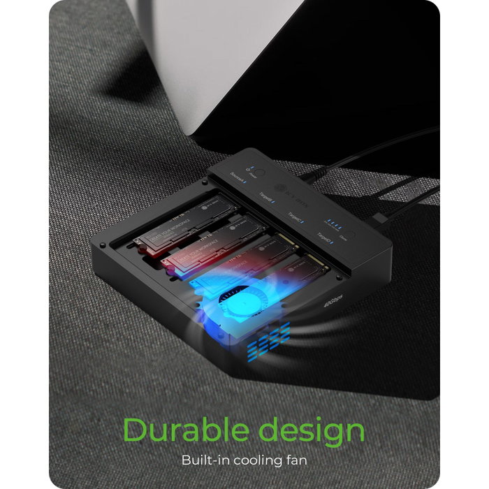ICY BOX IB-4013MCL-C4 Docking Station y Clonador para 4 SSD M.2 NVMe USB 4.0 ICY BOX IB-4013MCL-C4 Docking Station y Clonador para 4 SSD M.2 NVMe USB 4.0