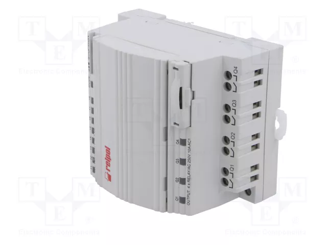 RELPOL Relé programable NEED 24V DC, 4 salidas, 8 entradas