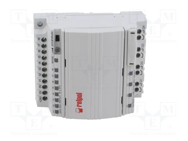 RELPOL Relé programable NEED 24V DC, 4 salidas, 8 entradas