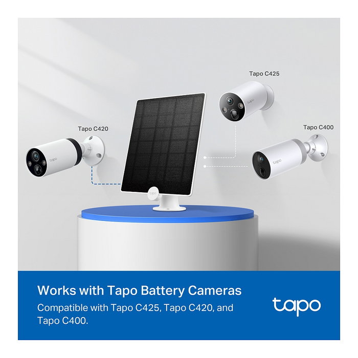 TP-Link Tapo A200 Panel Solar 4,5 W para Cámaras Tapo C425, C420 y C400