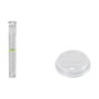 Set de tapas para vasos Algon 250 ml 100 Piezas (12 Unidades)
