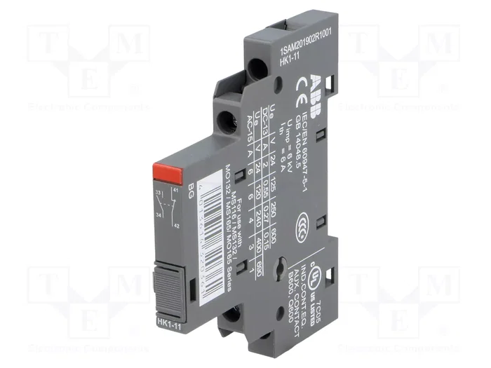 ABB Contactos auxiliares NO + NC laterales ABB Contactos auxiliares NO + NC laterales