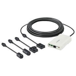 Hanwha Wisenet Cámara IP de Seguridad Interior 2MP XNB-6001 Box, PTZ Digital, 1080p Full HD, PoE, Alarma y Seguimiento Inteligente, Marfil