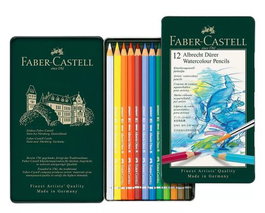 Lapices Acuarelables Faber-Castell Albrecht Dürer Estuche Metal De 12