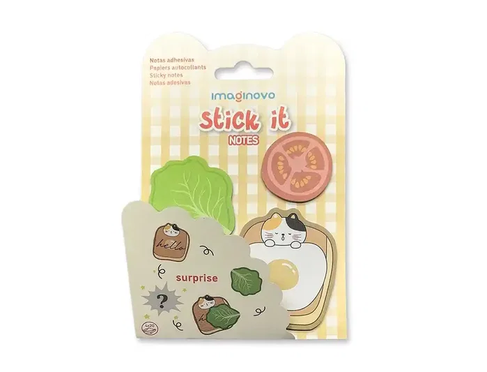 Imaginovo Bloc de Notas Adhesivas Fantasía para Niños, Pegatina Sorpresa, 80 Hojas, Tamaños Surtidos, Color Amarillo Imaginovo Bloc de Notas Adhesivas Fantasía para Niños, Pegatina Sorpresa, 80 Hojas, Tamaños Surtidos, Color Amarillo