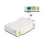 DeLOCK 85936 Caja de conexión de fibra óptica para carril DIN con 2 x LC Duplex