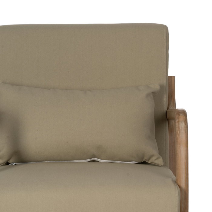 Mecedora Natural-Beige Tejido-Madera 66 X 88 X 80 cm