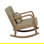 Mecedora Natural-Beige Tejido-Madera 66 X 88 X 80 cm