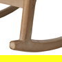 Mecedora Natural-Beige Tejido-Madera 66 X 88 X 80 cm